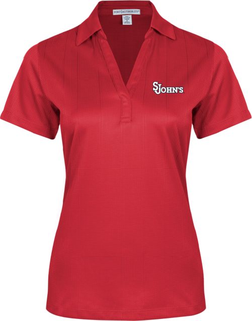 St. Johns Ladies Performance Fine Jacquard Polo St Johns - ONLINE ONLY